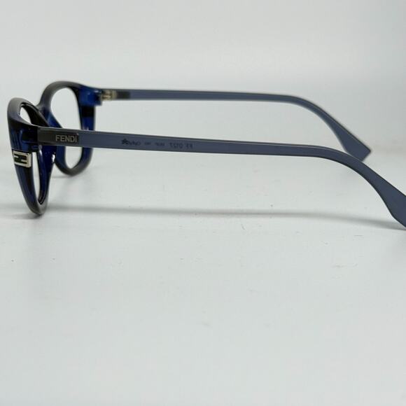Fendi Women's Eyeglasses Frames Blue FF 0127 MQP 140 Full Rim H19651 - Picture 2 of 7